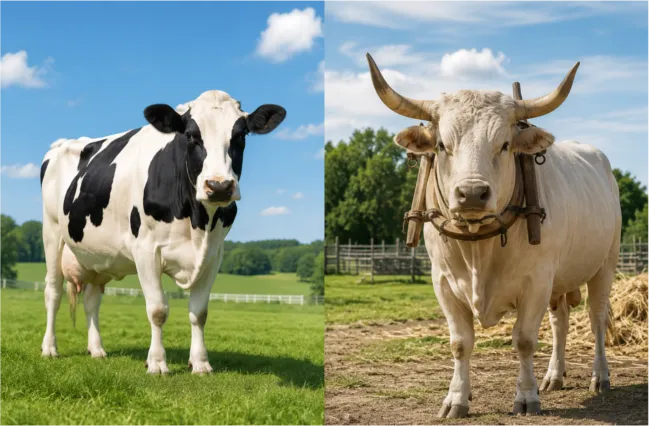 カウ（cow）とオックス（ox）の違いは？使い方や英語の意味　例文
