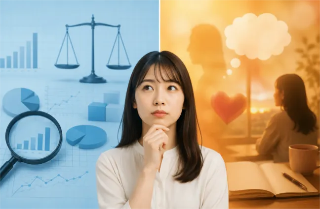 主観的　客観的　例文　意味　使い方