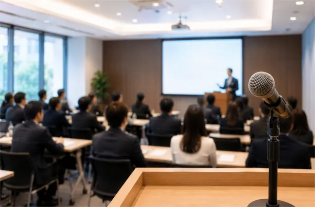 「セミナー」と「講演」の違いとは？意味と使い分け